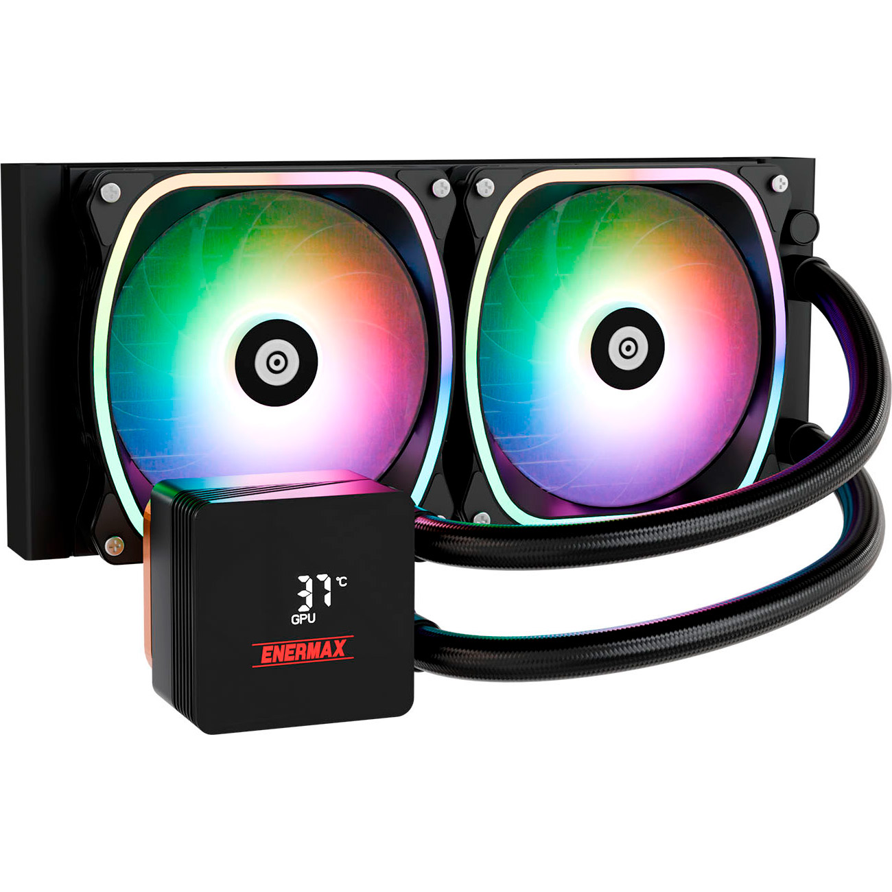 Система водяного охолодження ENERMAX Aquafusion II 240 ARGB (ELC-AQFS240-SQA)