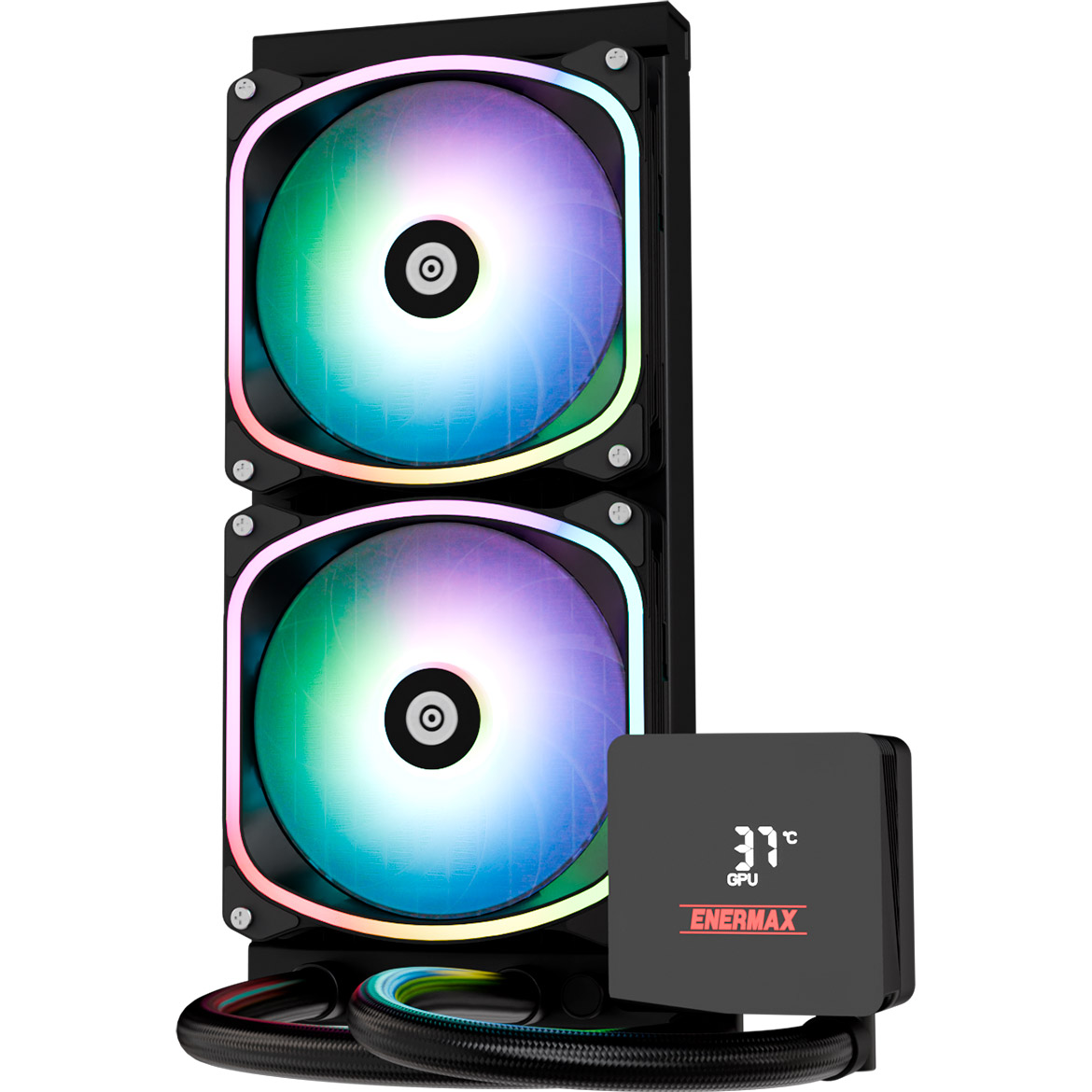 Система водяного охолодження ENERMAX Aquafusion II 240 ARGB (ELC-AQFS240-SQA)