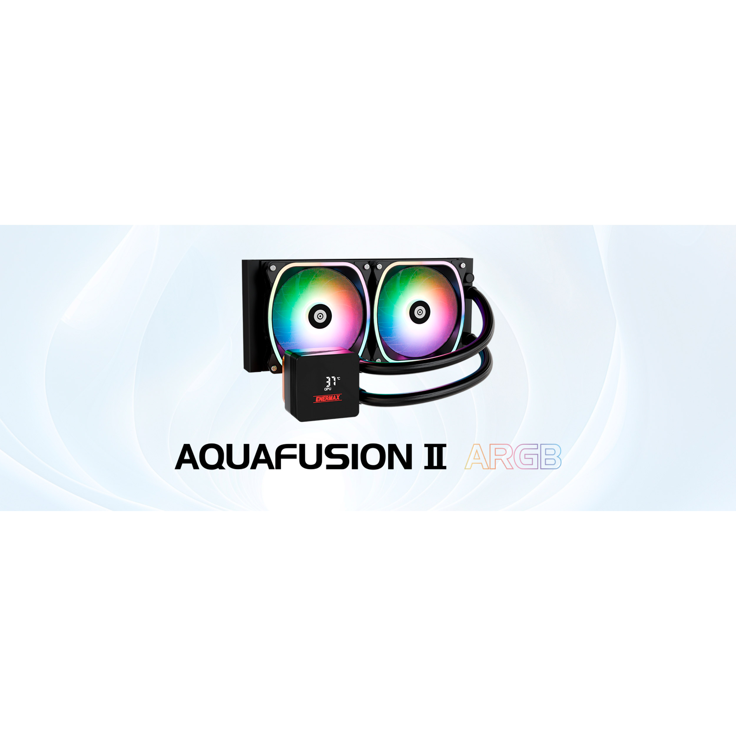 Система водяного охолодження ENERMAX Aquafusion II 240 ARGB (ELC-AQFS240-SQA)