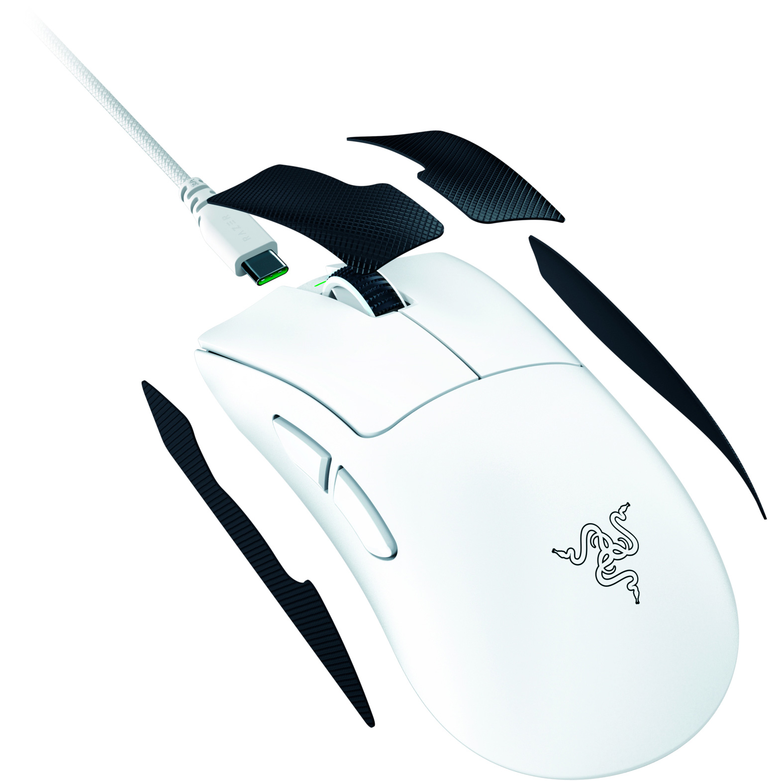 Мышь игровая RAZER DeathAdder V4 Pro White (RZ01-05330200-R3G1)