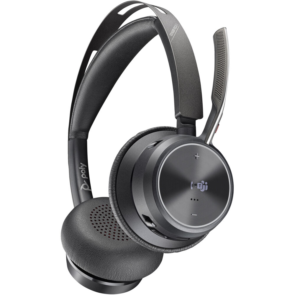 Гарнітура бездротова POLY Voyager Focus 2 MS Teams USB-C/A + Charge Stand (9T9J6AA)