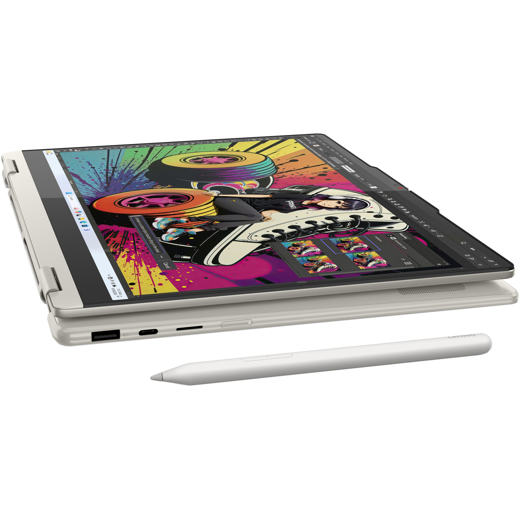 Ноутбук LENOVO Yoga 7 2-in-1 14AKP10 Seashell (83JR007HRA)