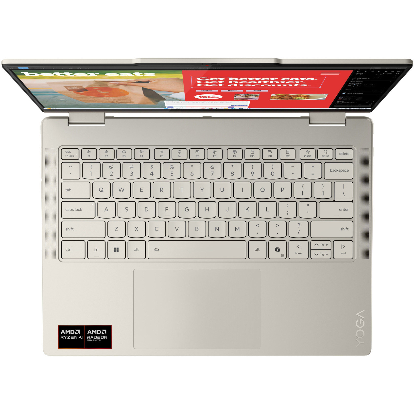 Ноутбук LENOVO Yoga 7 2-in-1 14AKP10 Seashell (83JR007HRA)