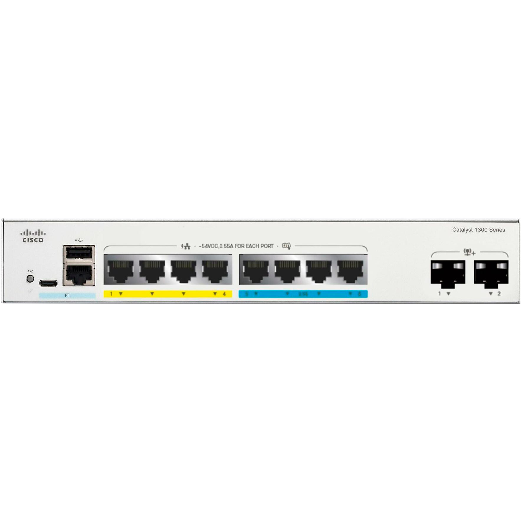 Коммутатор CISCO Catalyst C1300-8MGP-2X