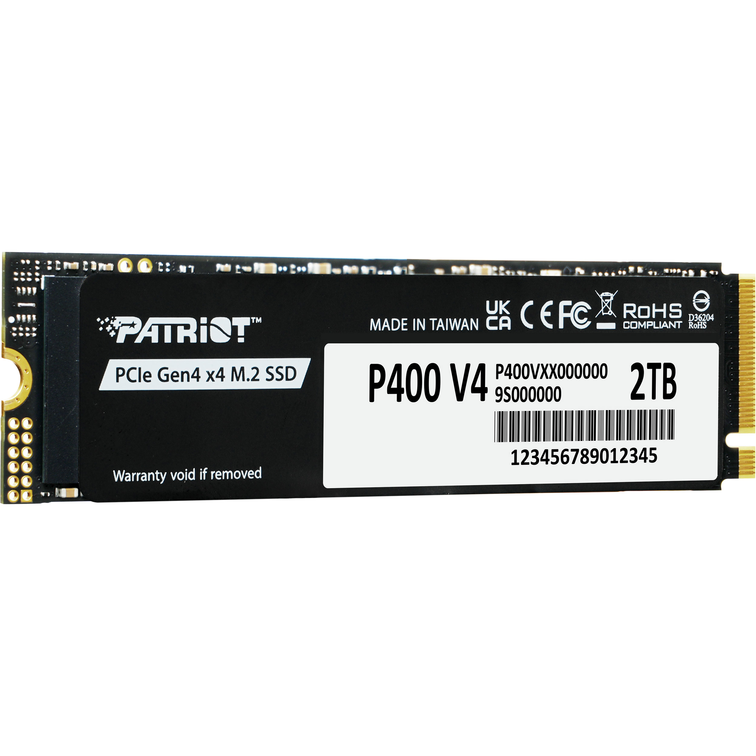 SSD диск PATRIOT P400 V4 2TB M.2 NVMe (P400VP2TBM28H)
