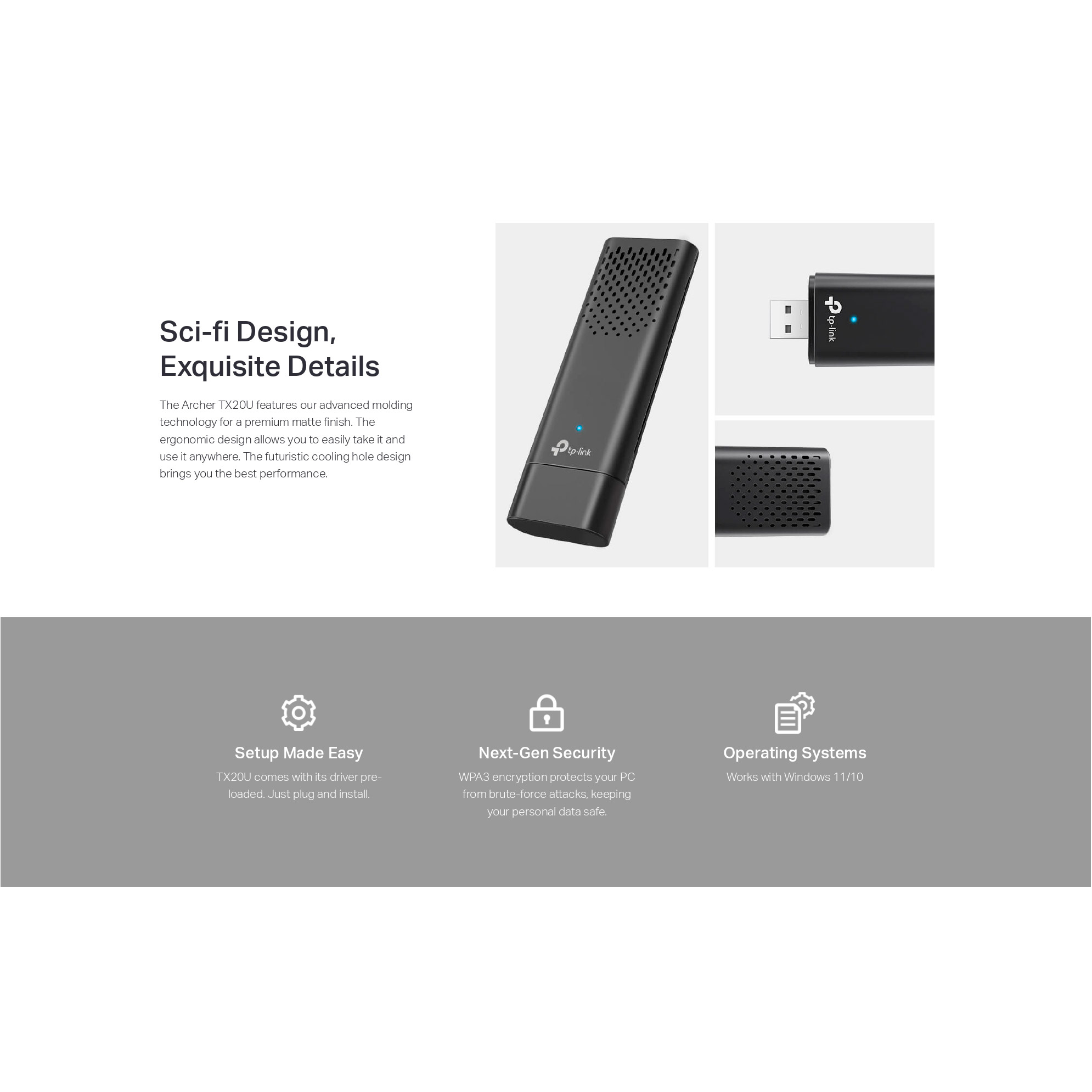 Wi-Fi адаптер TP-LINK Archer TX20U