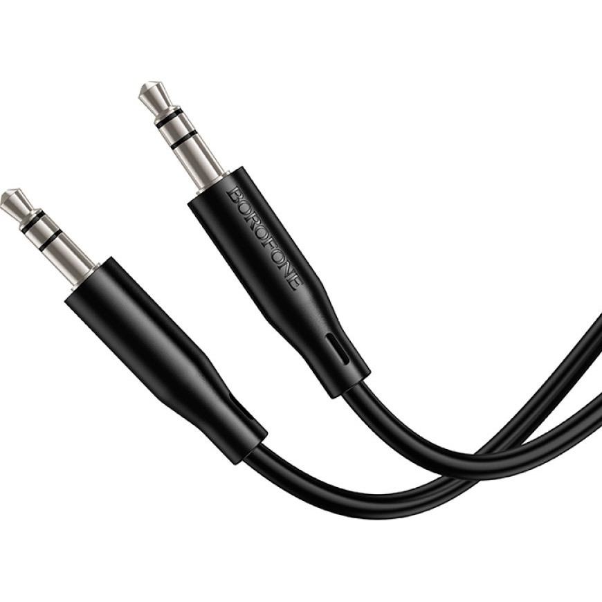 Кабель BOROFONE BL26 Standard AUX Audio Cable mini-jack 3.5mm 1м Black