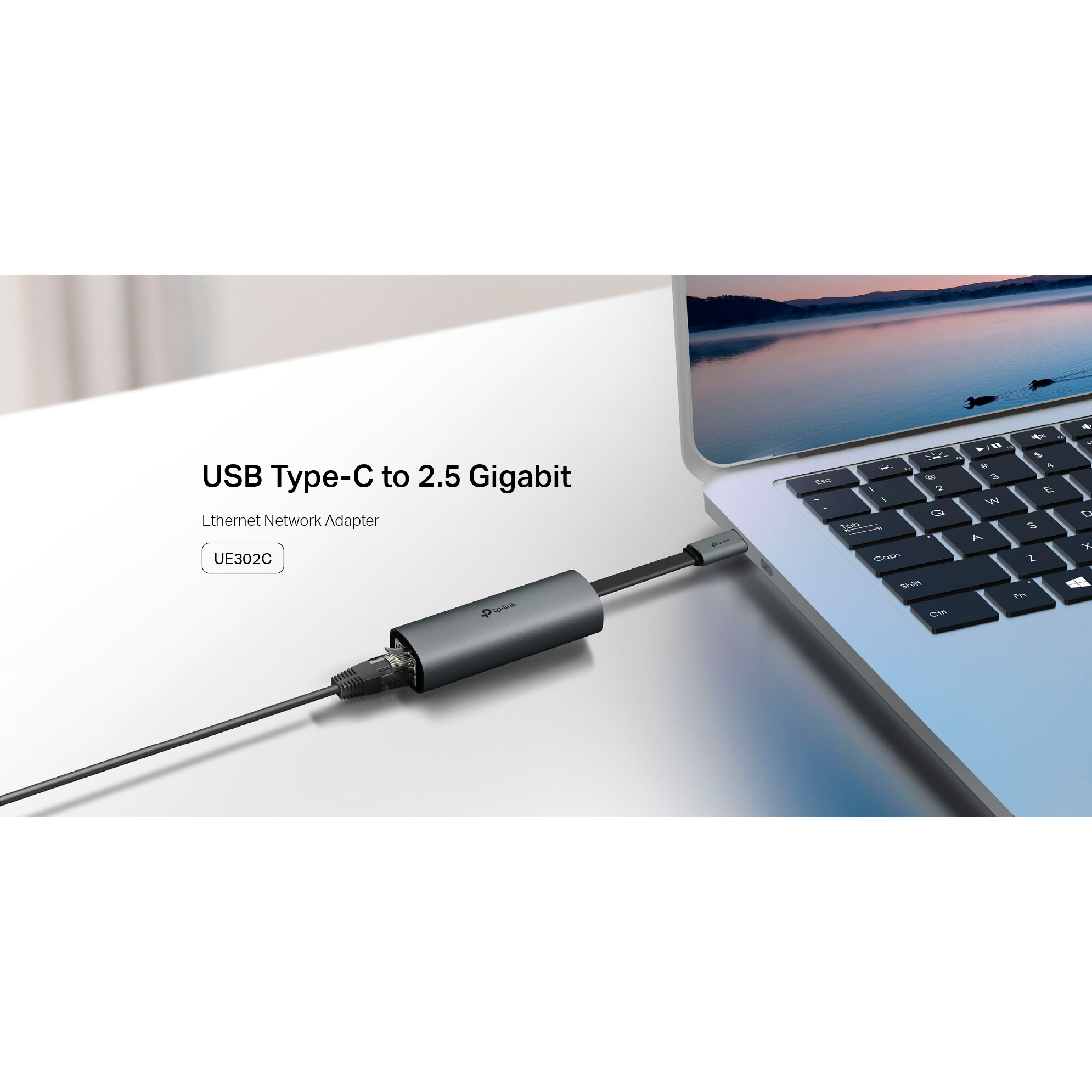 Мережевий адаптер TP-LINK UE302C USB Type-C to 2.5 Gigabit Ethernet Network Adapter
