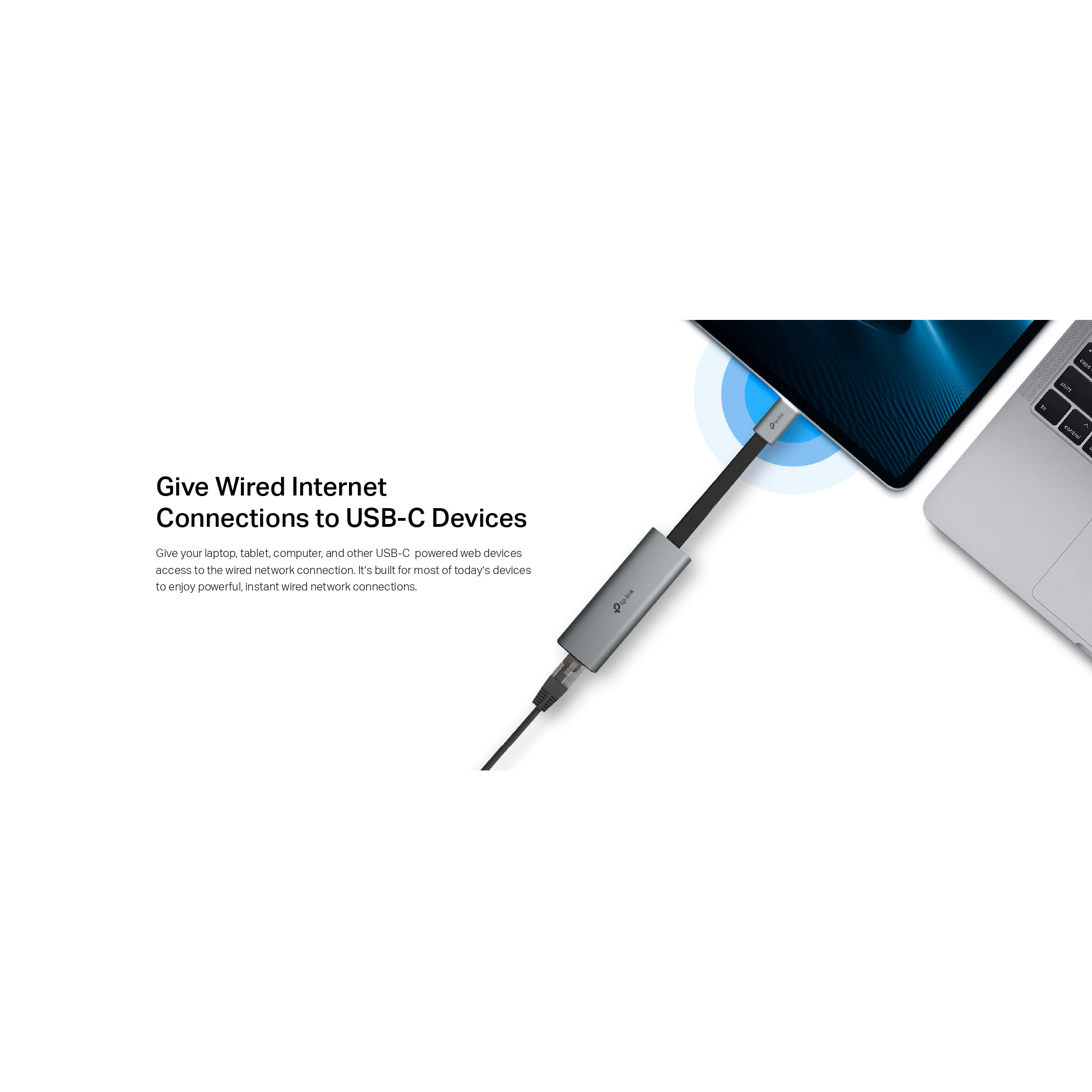 Мережевий адаптер TP-LINK UE302C USB Type-C to 2.5 Gigabit Ethernet Network Adapter