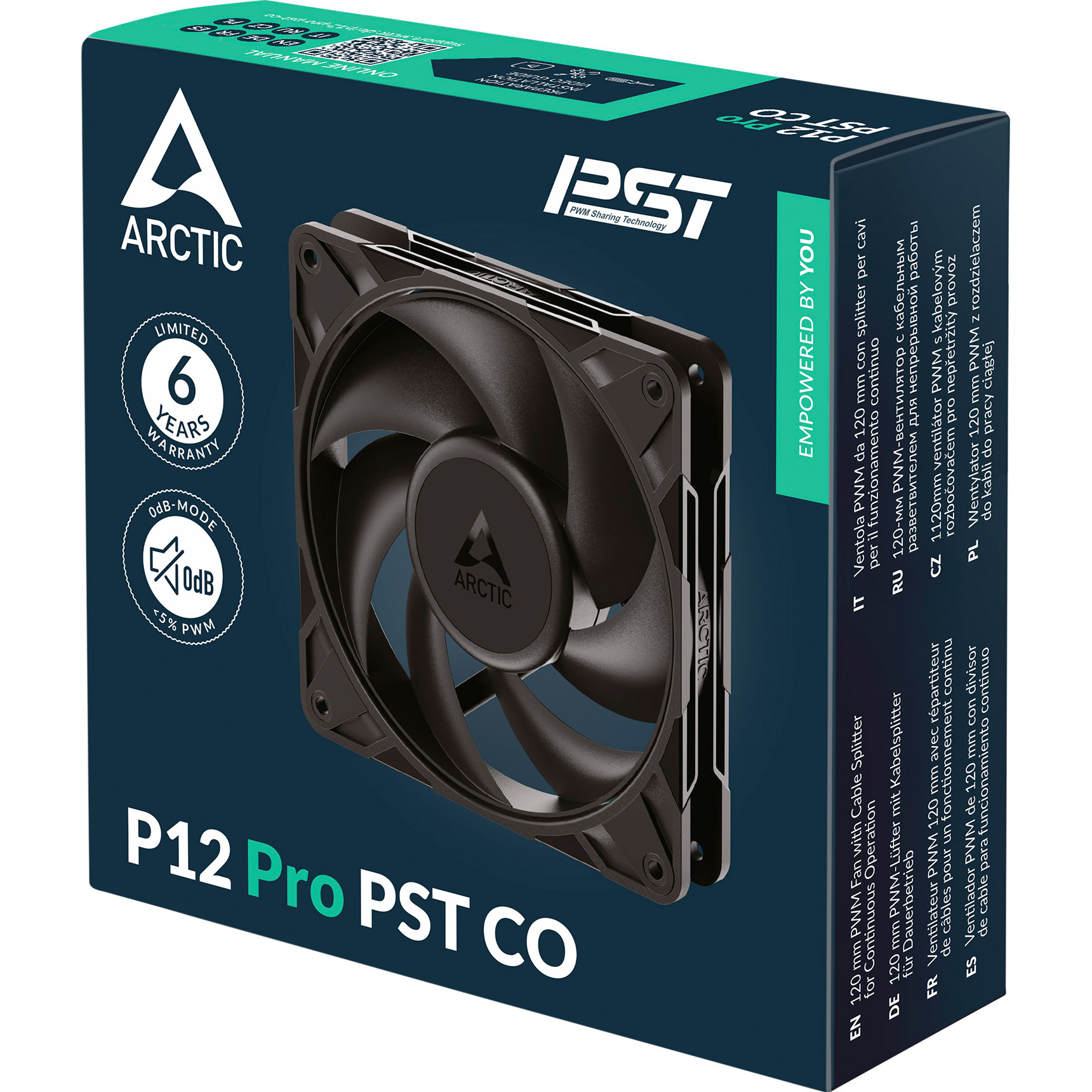 Вентилятор ARCTIC P12 Pro PST CO (ACFAN00312A)