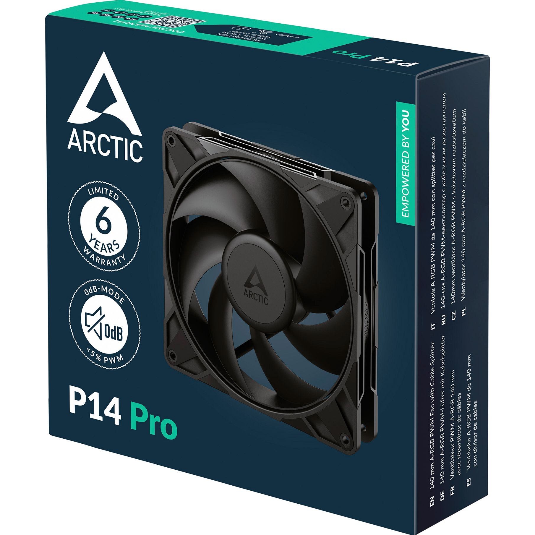 Вентилятор ARCTIC P14 Pro Black (ACFAN00313A)