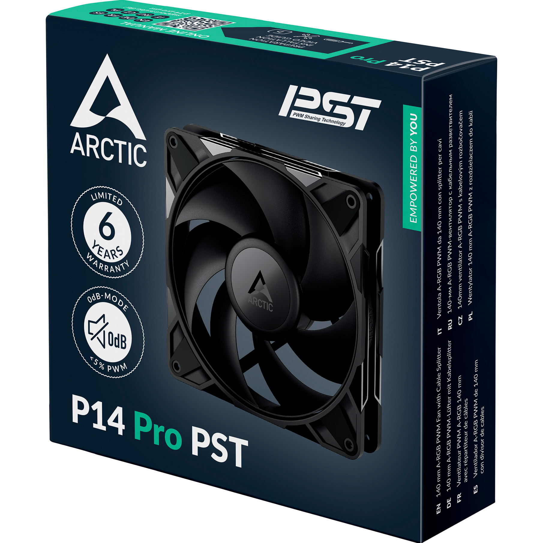 Вентилятор ARCTIC P14 Pro PST Black (ACFAN00314A)