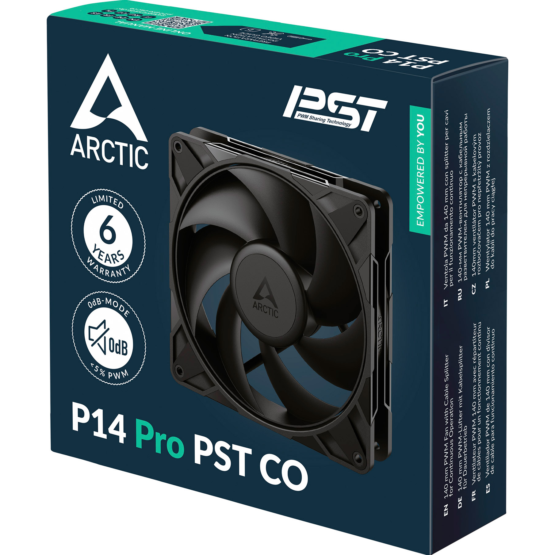Вентилятор ARCTIC P14 Pro PST CO Black (ACFAN00316A)