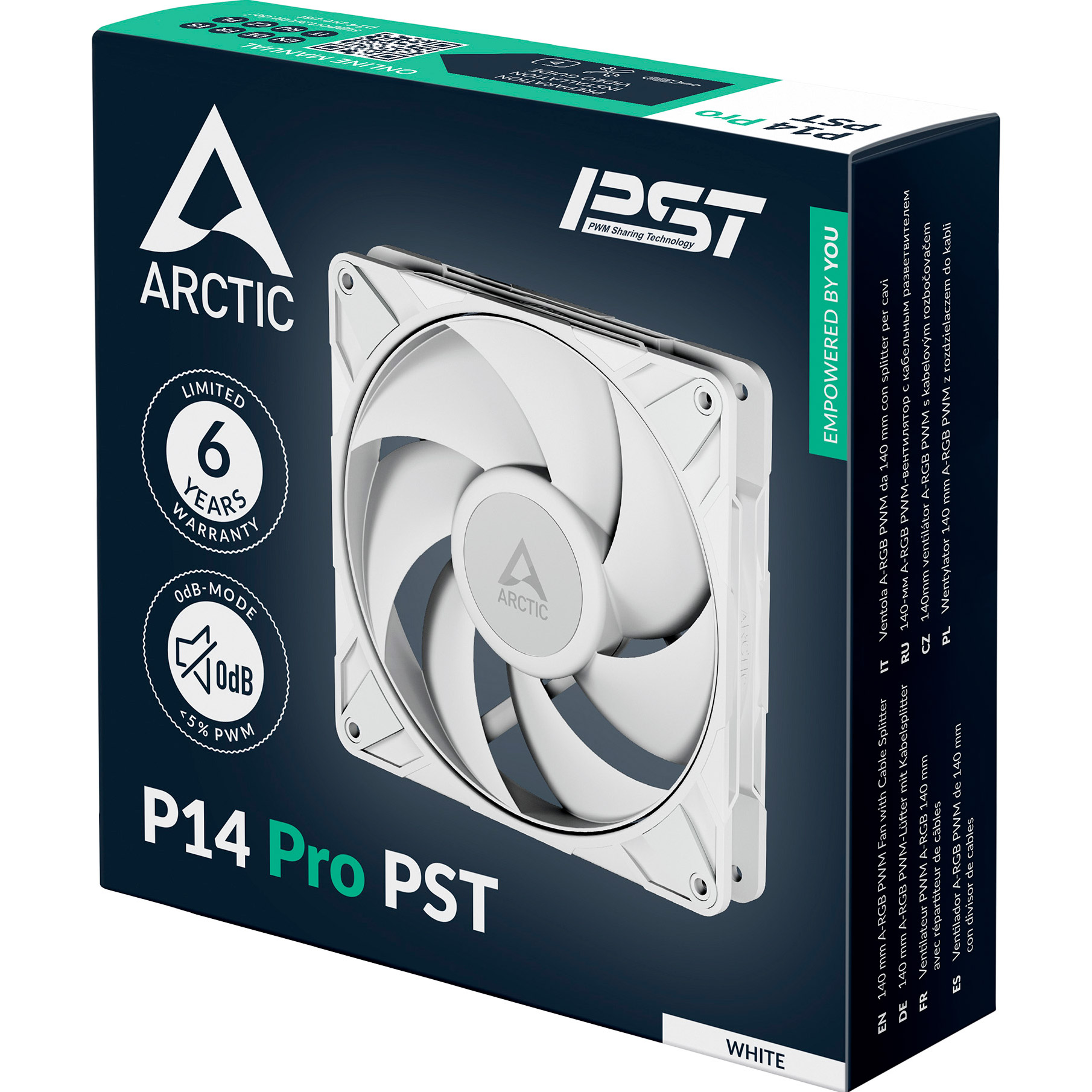 Вентилятор ARCTIC P14 Pro PST White (ACFAN00317A)