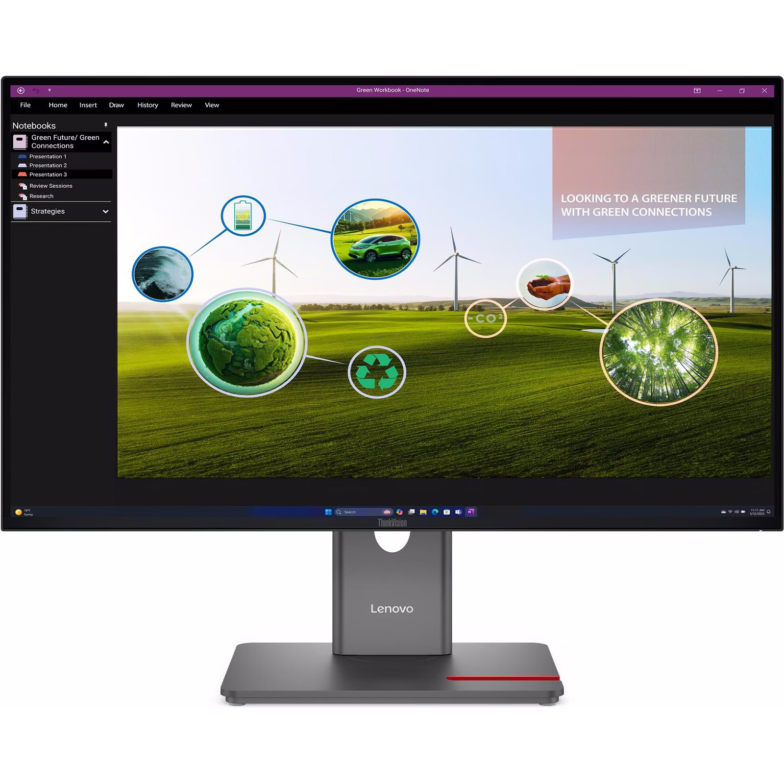Монітор 27" LENOVO ThinkVision P27q-40 (64A7GAT6UA)