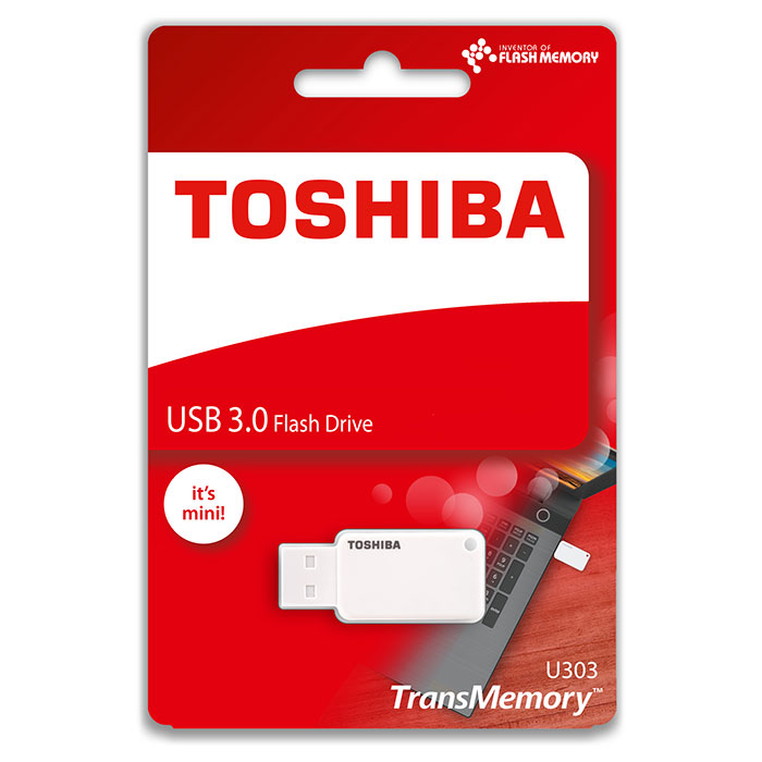 Флэшка TOSHIBA TransMemory U303 32GB White (THN-U303W0320E4)