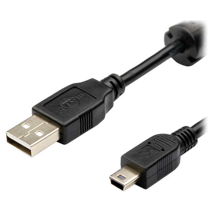 Кабель ATCOM USB2.0 AM/Mini-BM 0.8м (3793)