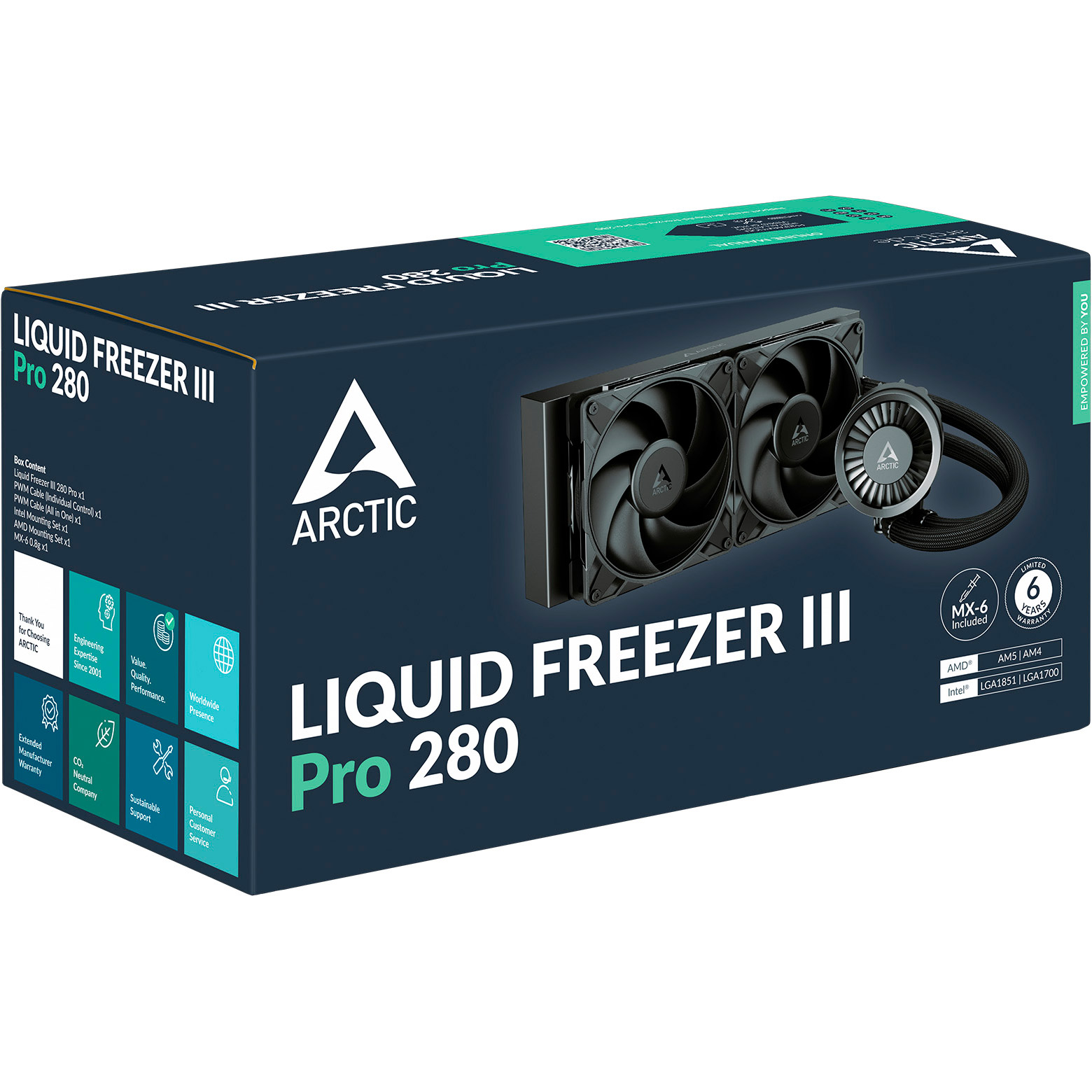 Система водяного охлаждения ARCTIC Liquid Freezer III Pro 280 Black (ACFRE00179A)