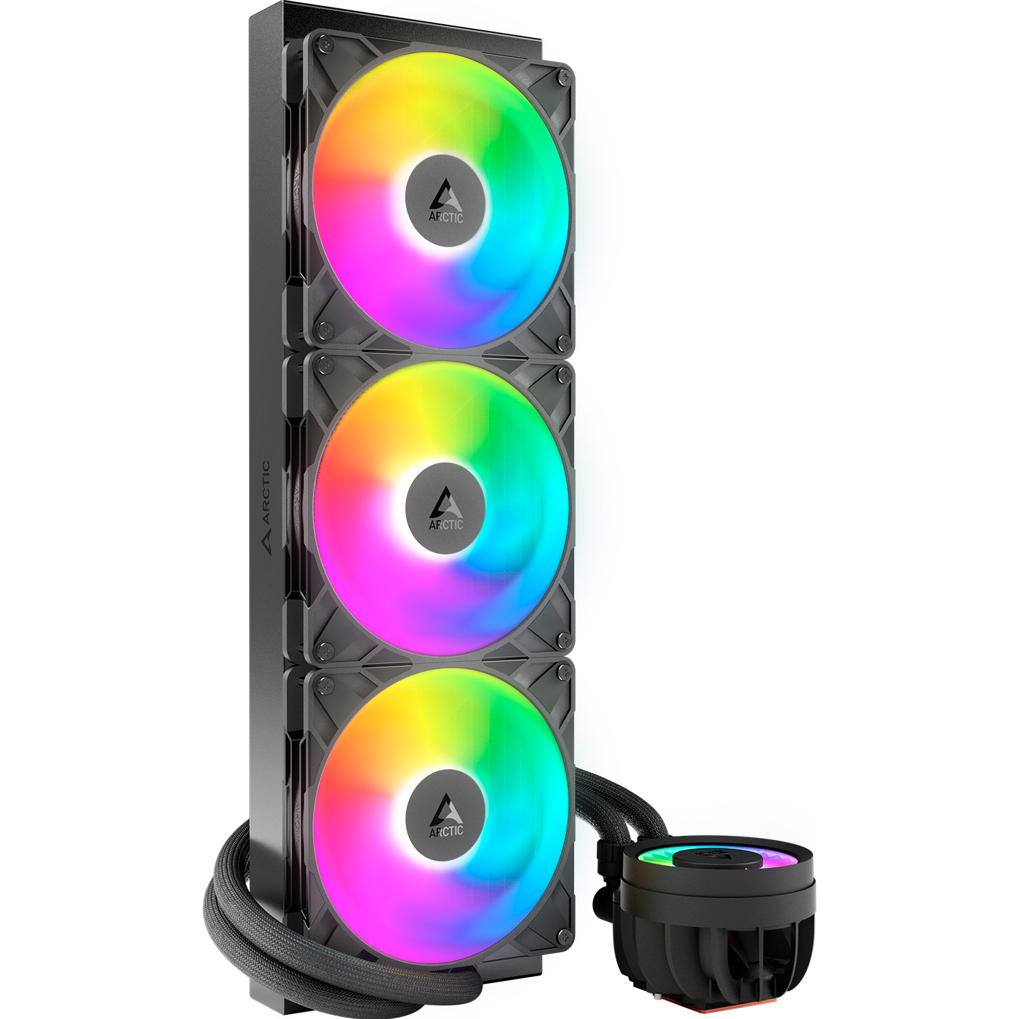 Система водяного охолодження ARCTIC Liquid Freezer III Pro 420 A-RGB Black (ACFRE00185A)