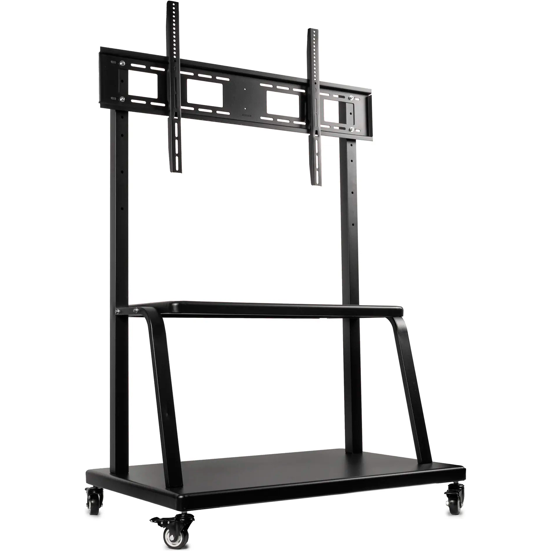 Презентаційна стійка з кріпленням під ТВ QUBE 100B150 55"-100" Black