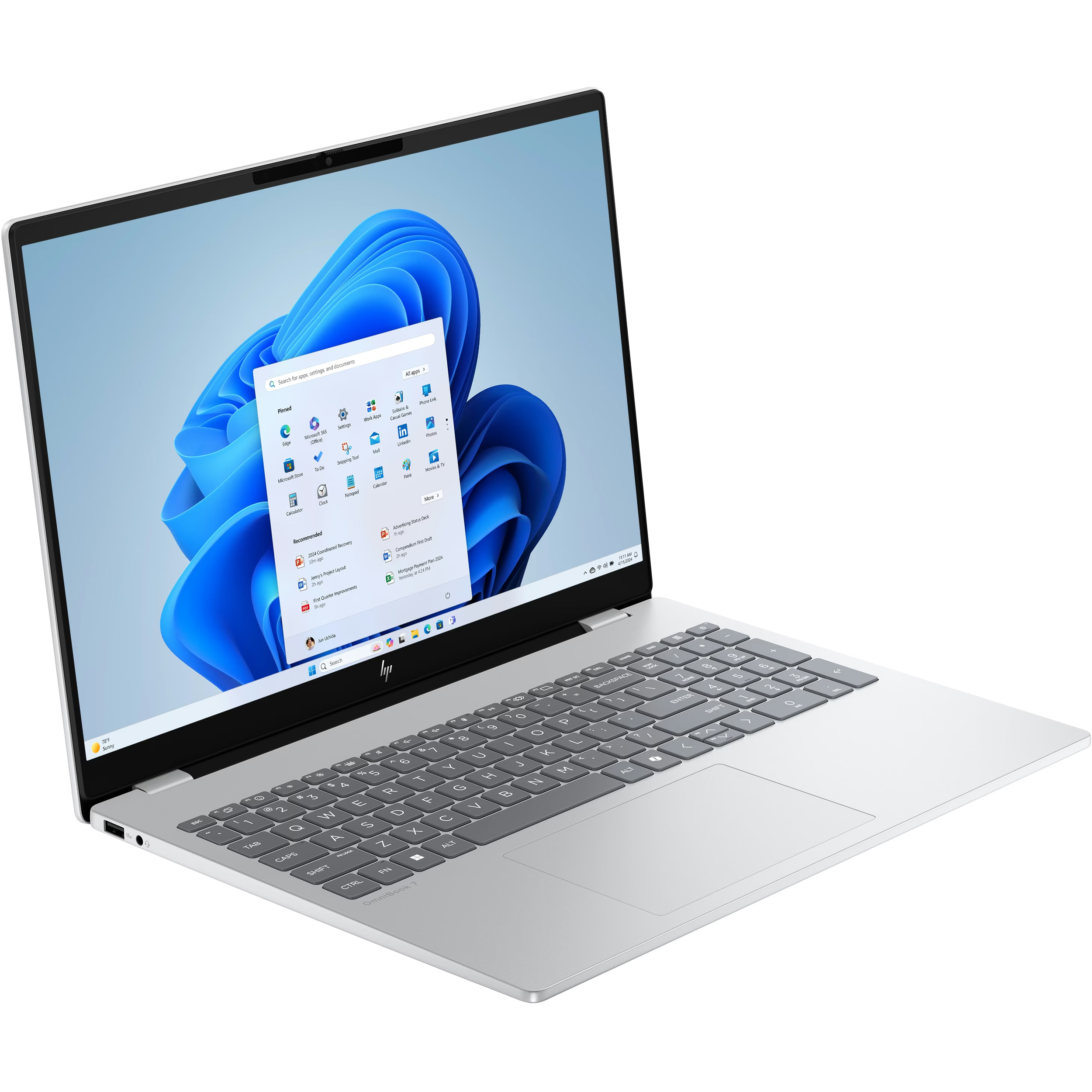 Ноутбук HP OmniBook 7 16-az0002ua Glacier Silver (BV6D0EA)