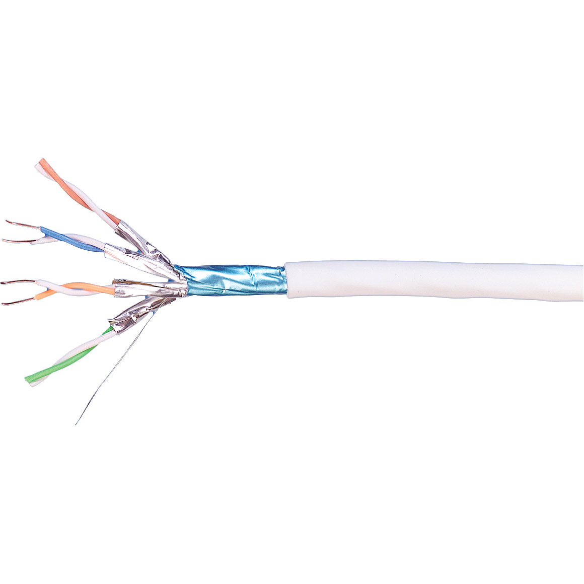 Кабель мережевий COMMSCOPE F/FTP Cat.6a LSZH 4x2x0.61 CU White 500м