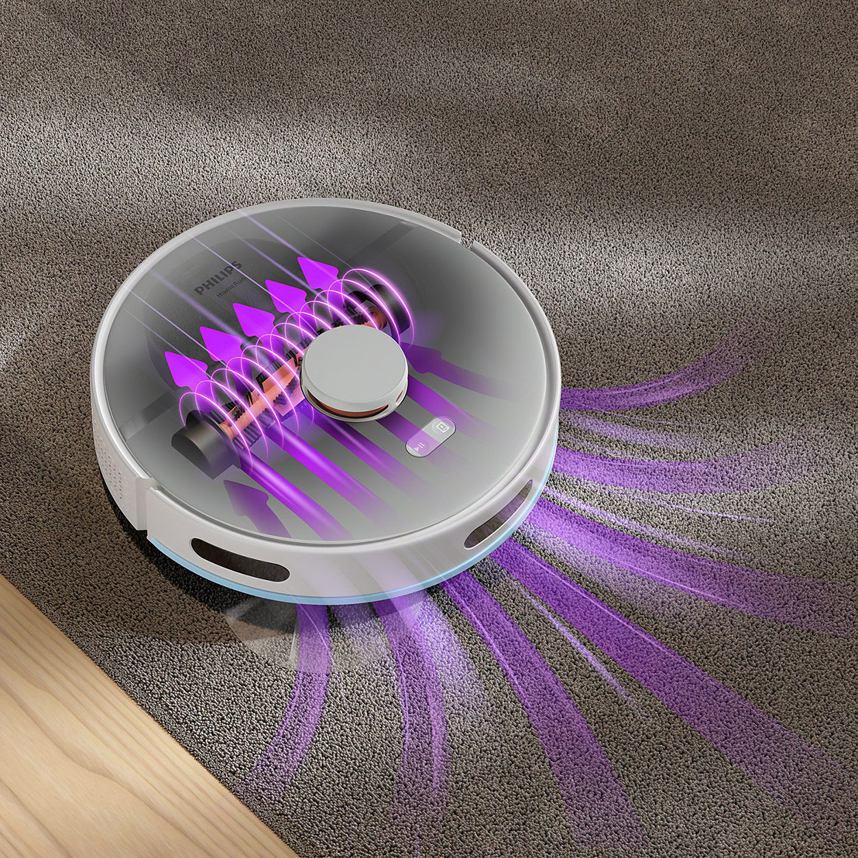Робот-пилосос PHILIPS HomeRun 2000 White (XU2100/25)