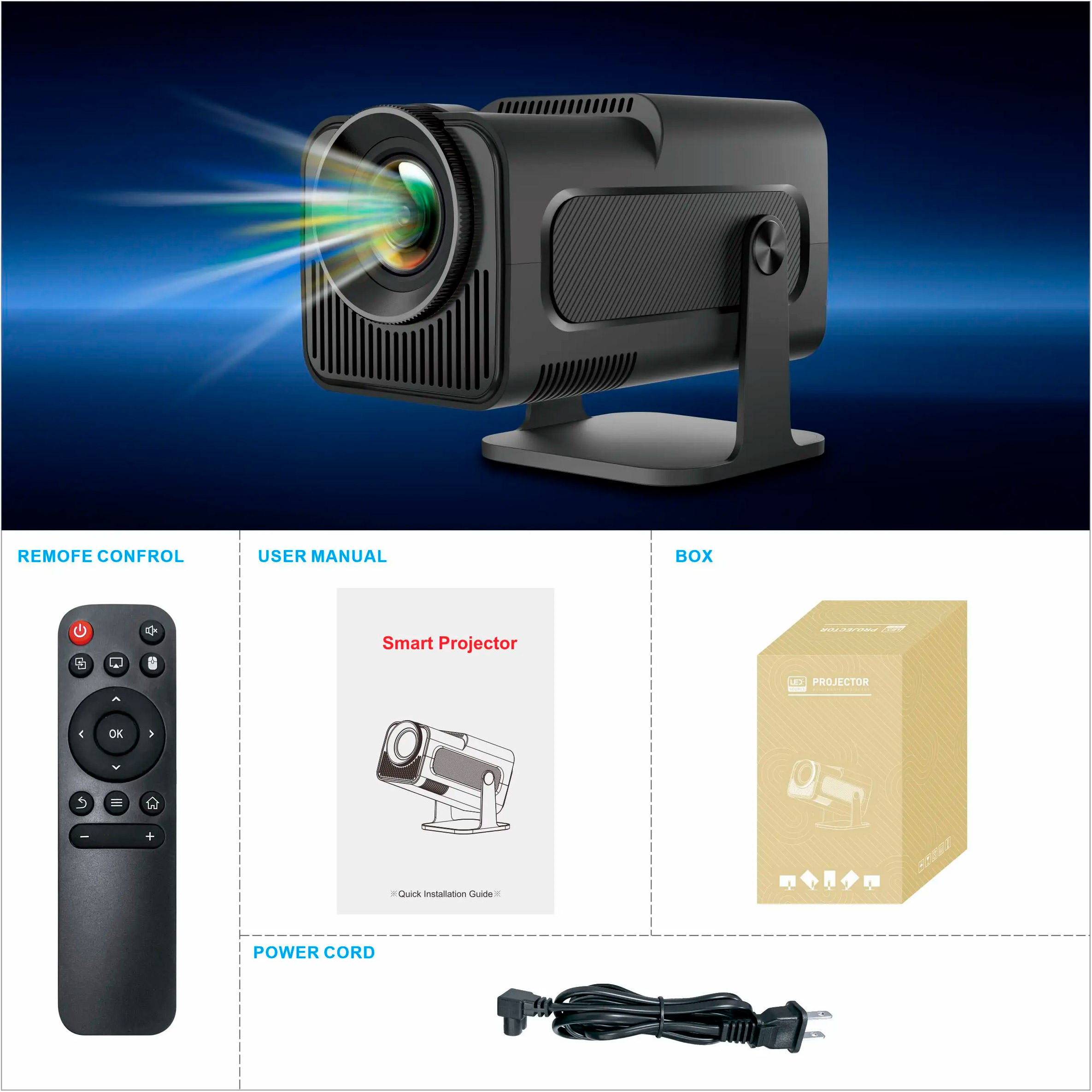 Проектор портативний H96 MAX HY320