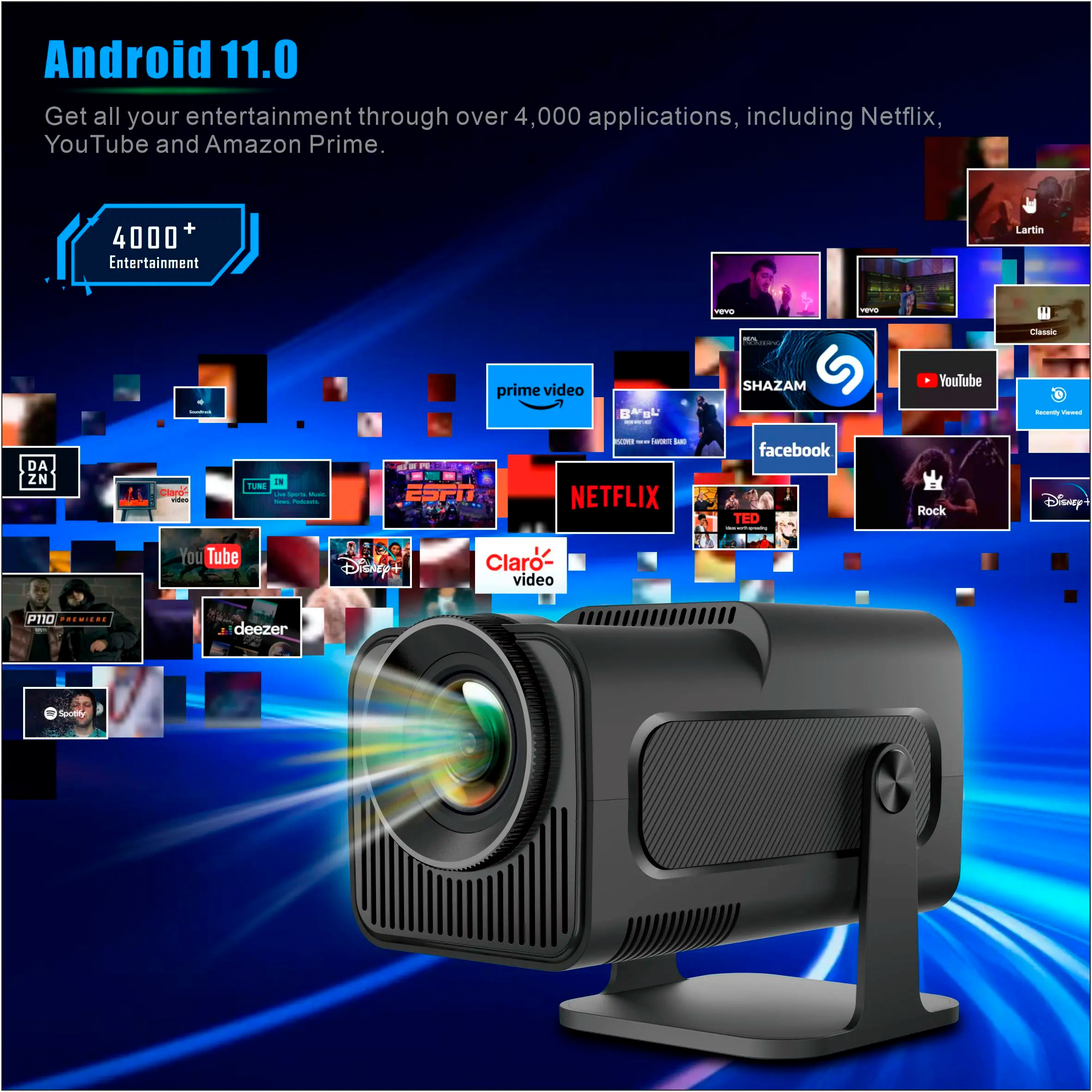 Проектор портативний H96 MAX HY320