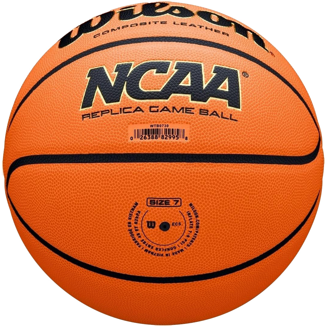 Мяч баскетбольный WILSON NCAA Replica Orange Size 7 (WZ2022101XB7)