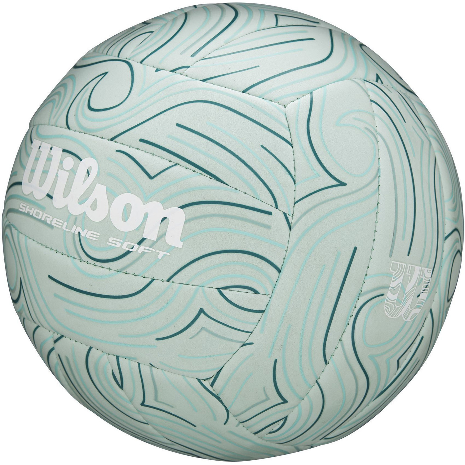 М'яч для пляжного волейболу WILSON Shoreline Gen Green Size 5 Blue (WV4007401XBOF)