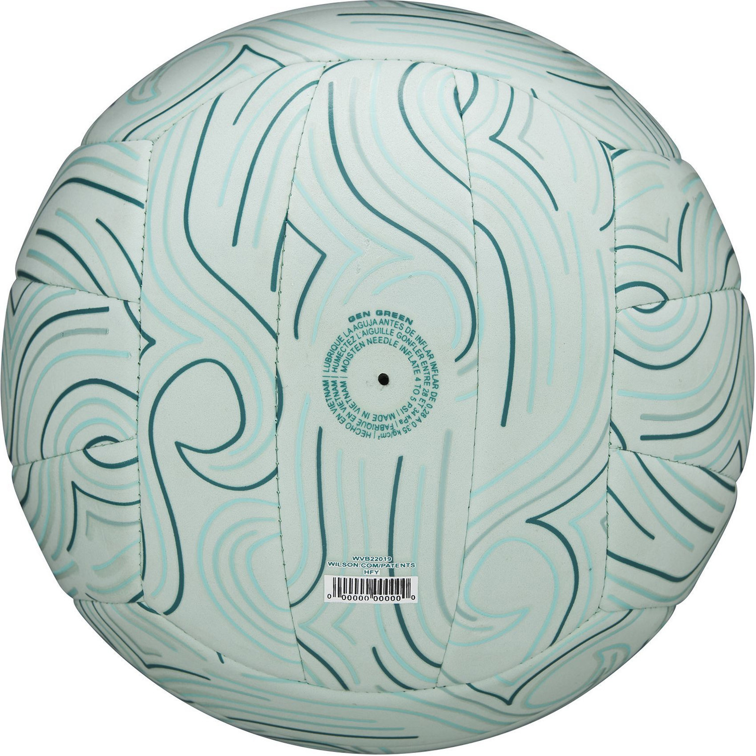 М'яч для пляжного волейболу WILSON Shoreline Gen Green Size 5 Blue (WV4007401XBOF)