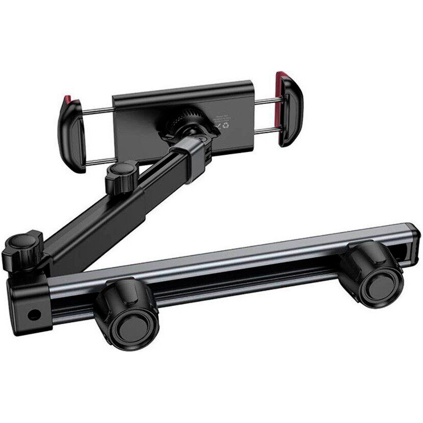 Автотримач для планшета HOCO H69 Gamble Telescopic Tablet Car Holder Rear Pillow Black/Red