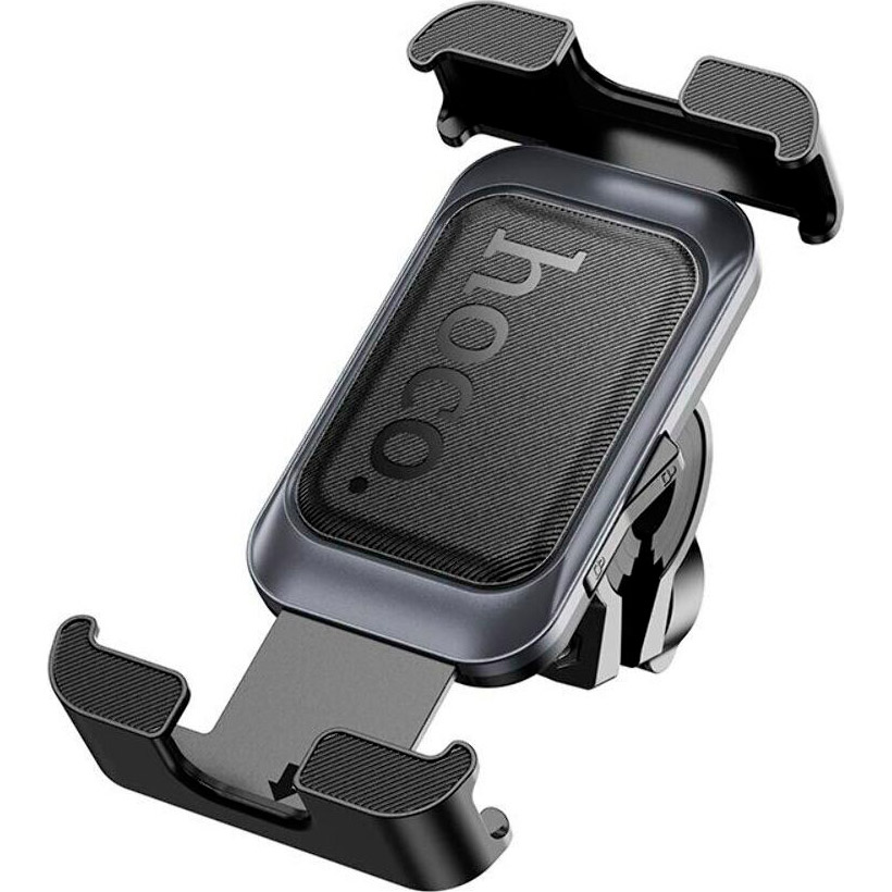 Велодержатель для смартфона HOCO H82 Vista Bicycle Motorcycle Universal Holder Black Metal Gray