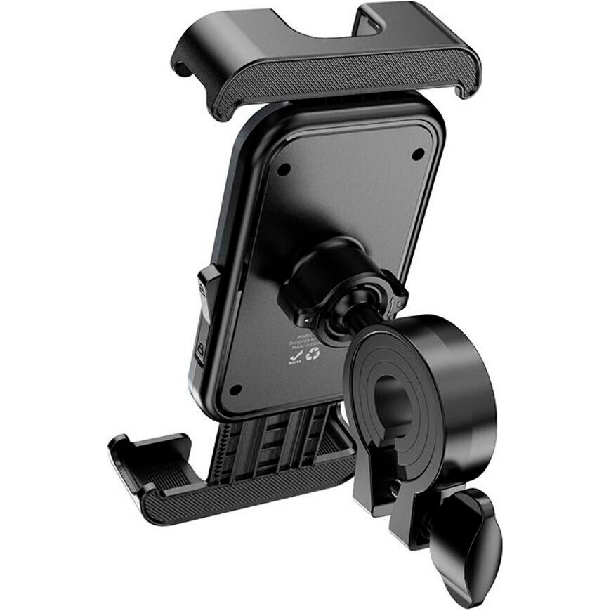 Велодержатель для смартфона HOCO H82 Vista Bicycle Motorcycle Universal Holder Black Metal Gray