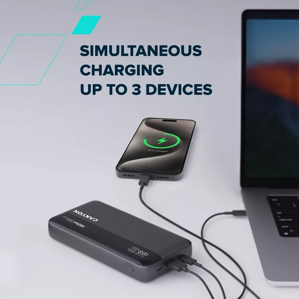 Повербанк CANYON OnPower 240 140W 25000mAh