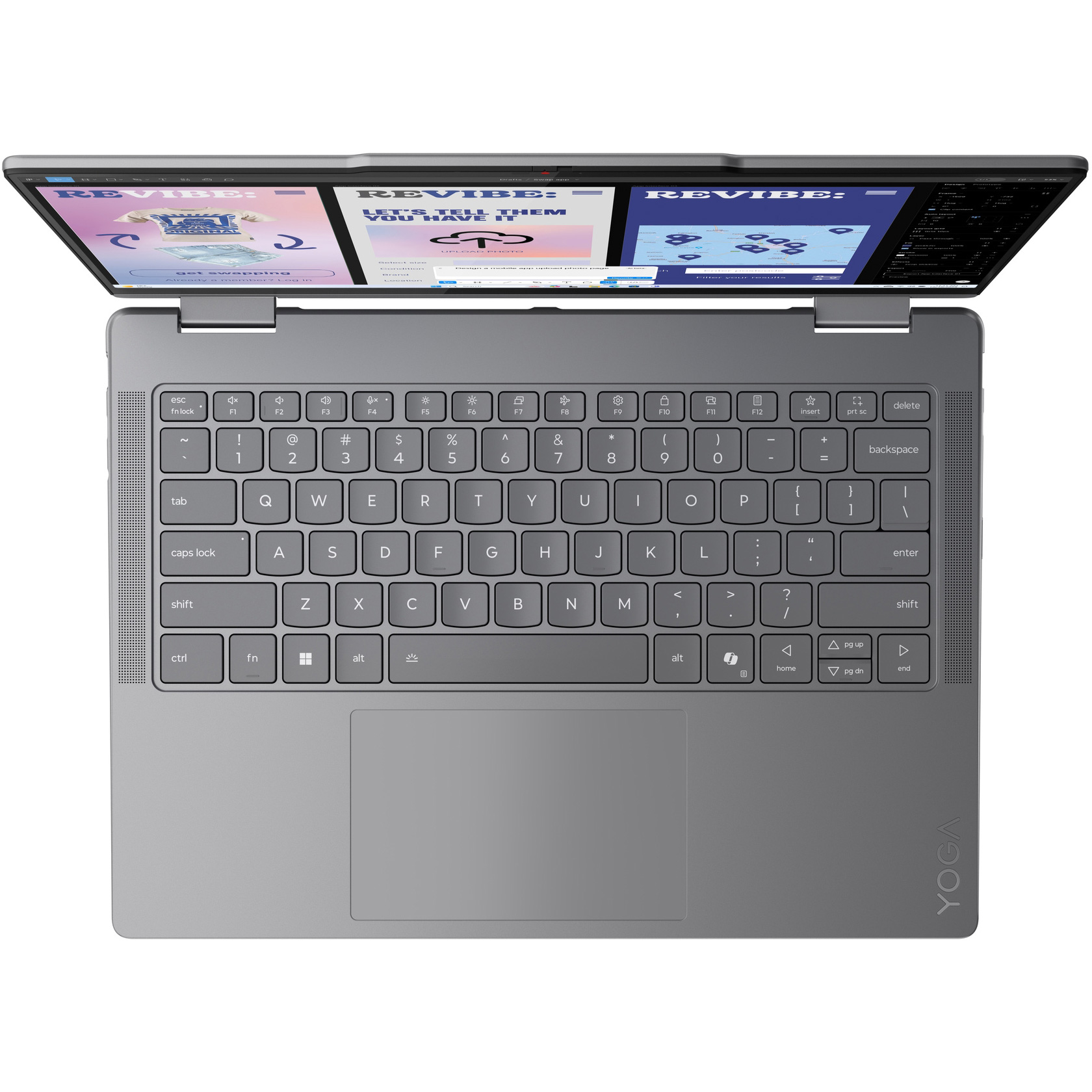 Ноутбук LENOVO Yoga 7 2-in-1 14ILL10 Luna Gray (83JQ009WRA)
