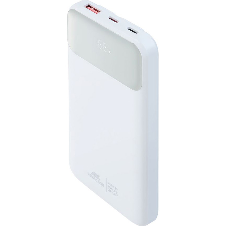 Повербанк RIVACASE Rivapower VA2211 QC/PD 22.5W 10000mAh White