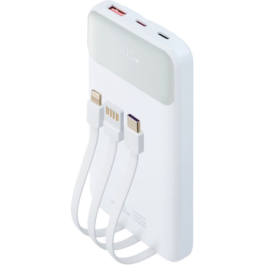 Повербанк RIVACASE Rivapower VA2211 QC/PD 22.5W 10000mAh White