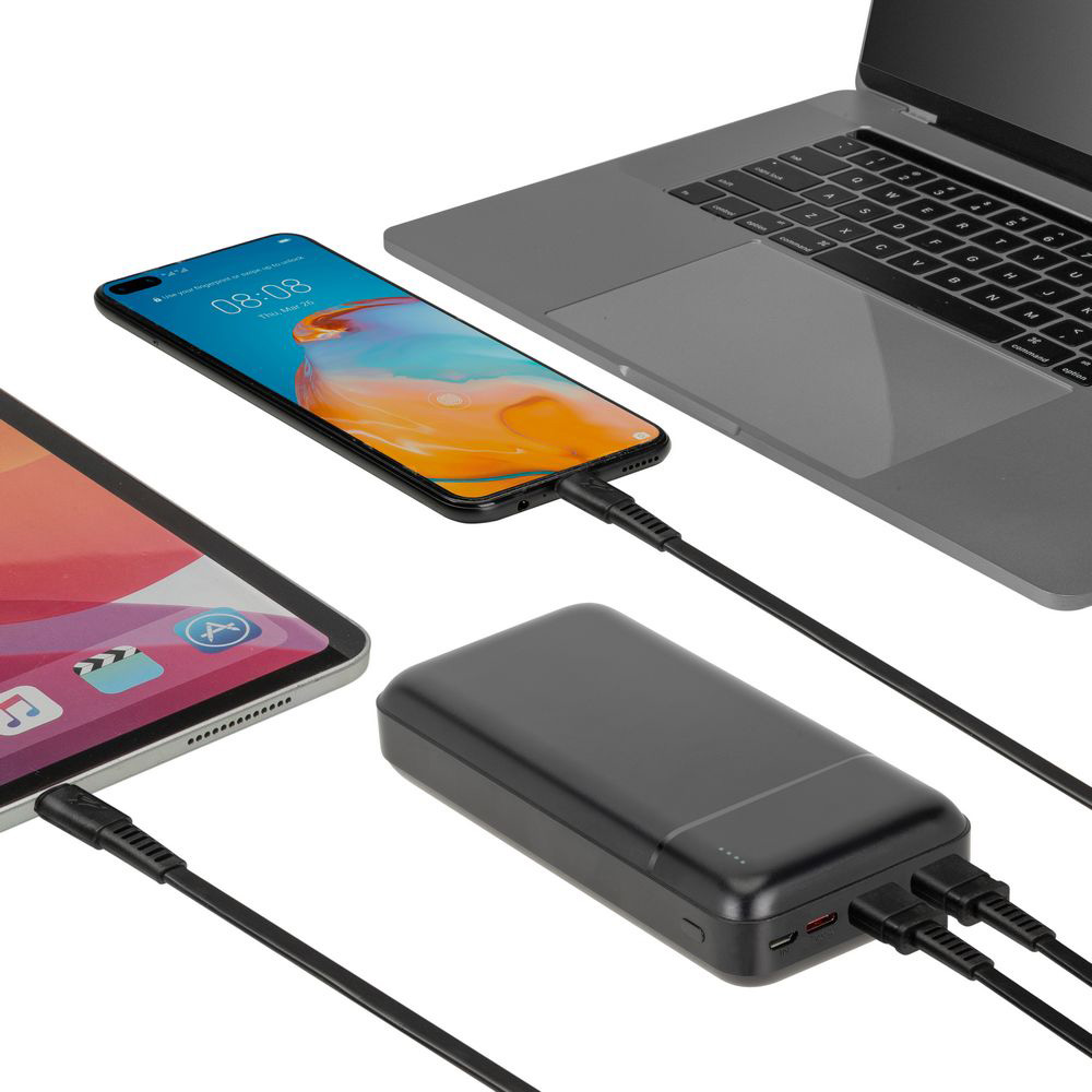 Повербанк RIVACASE Rivapower VA2102 QC/PD 22.5W 20000mAh Black