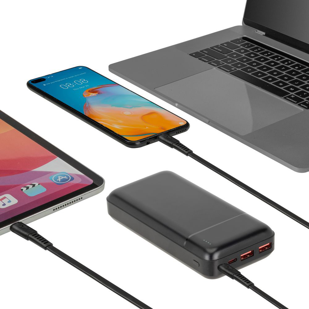 Повербанк RIVACASE Rivapower VA2102 QC/PD 22.5W 20000mAh Black