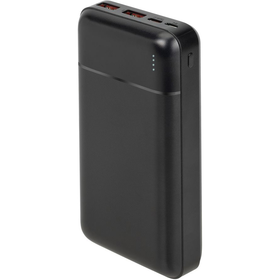 Повербанк RIVACASE Rivapower VA2102 QC/PD 22.5W 20000mAh Black