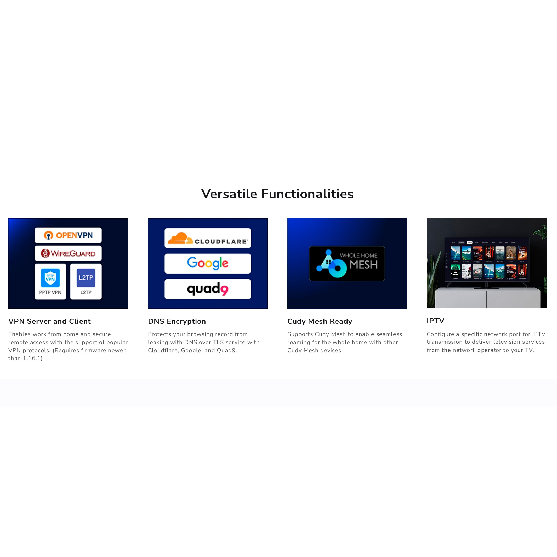 Wi-Fi роутер CUDY WR3000H