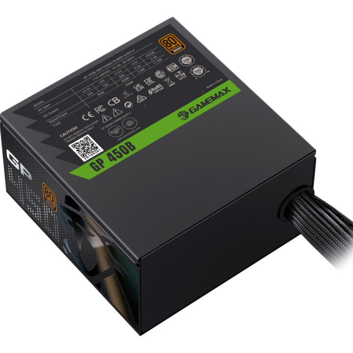Блок питания 450W GAMEMAX GP-450B Black