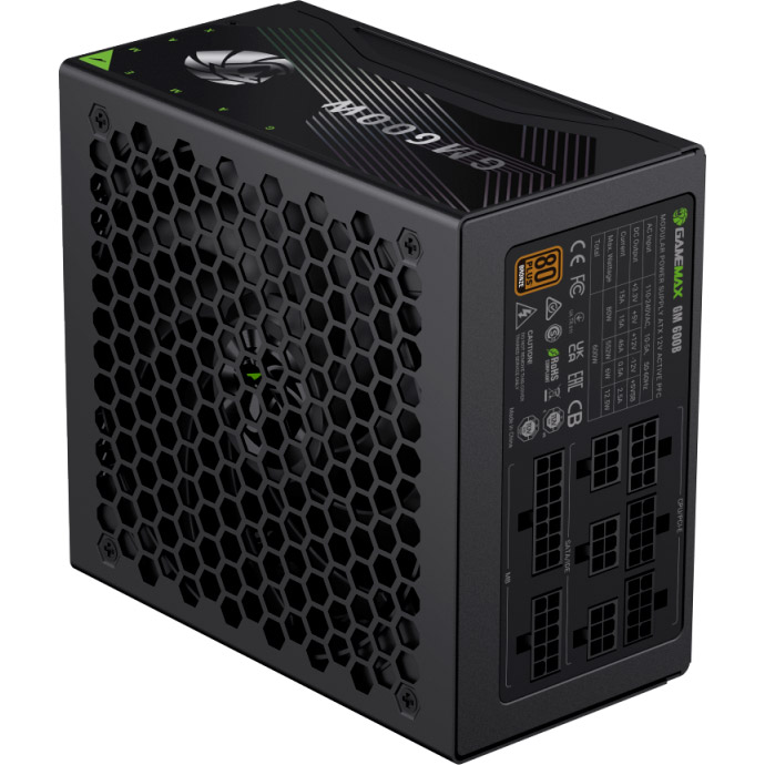 Блок живлення 600W GAMEMAX GM-600B Efficient Black