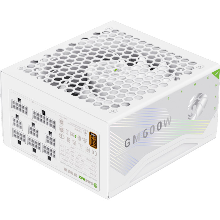 Блок питания 600W GAMEMAX GM-600B Efficient White