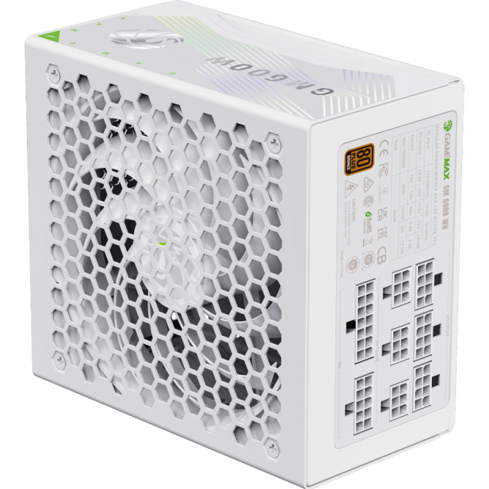 Блок питания 600W GAMEMAX GM-600B Efficient White
