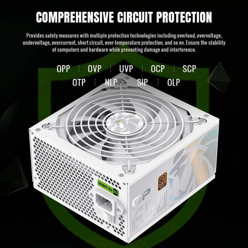 Блок питания 650W GAMEMAX GP-650B White