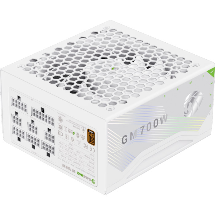 Блок питания 700W GAMEMAX GM-700B Efficient White