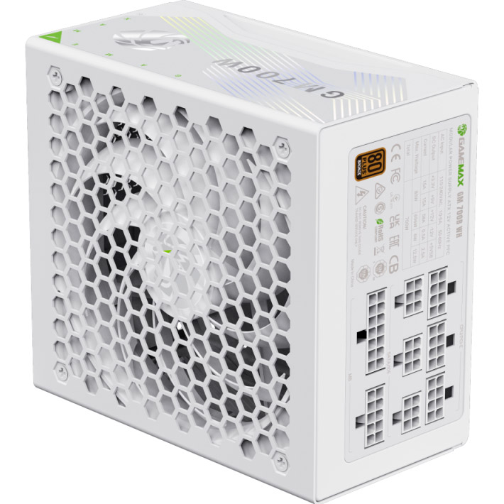 Блок питания 700W GAMEMAX GM-700B Efficient White